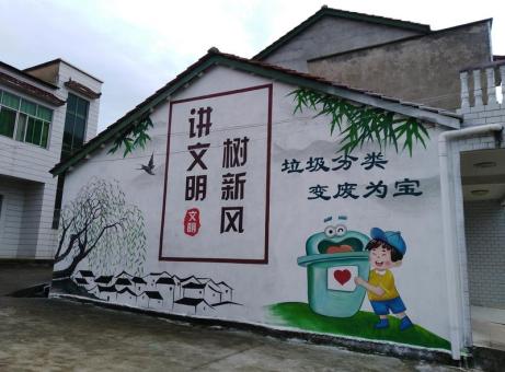  霞浦墙绘是现在流行的墙体广告
