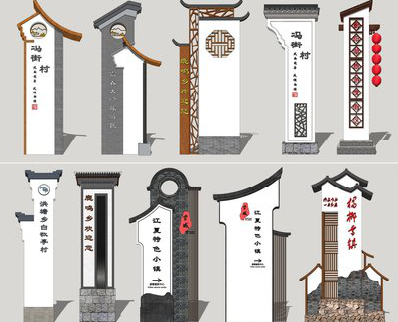  霞浦美丽乡村标识标牌有哪些分类？